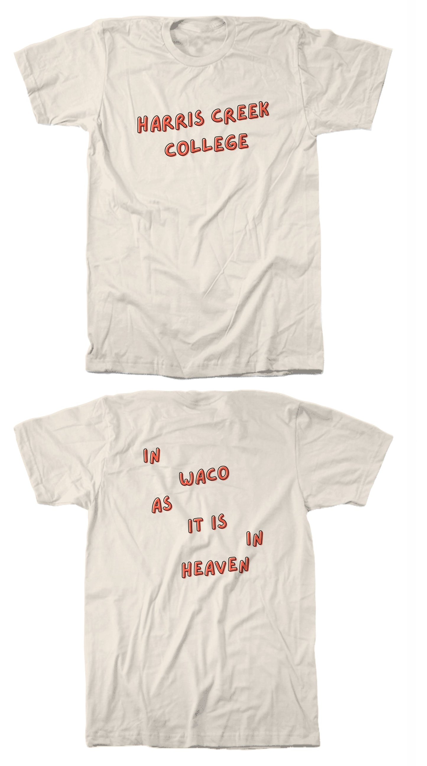 In Waco Scattered Text Tee