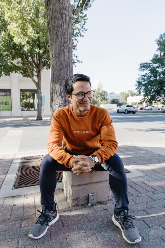 Harris Creek Embroidered Crewneck