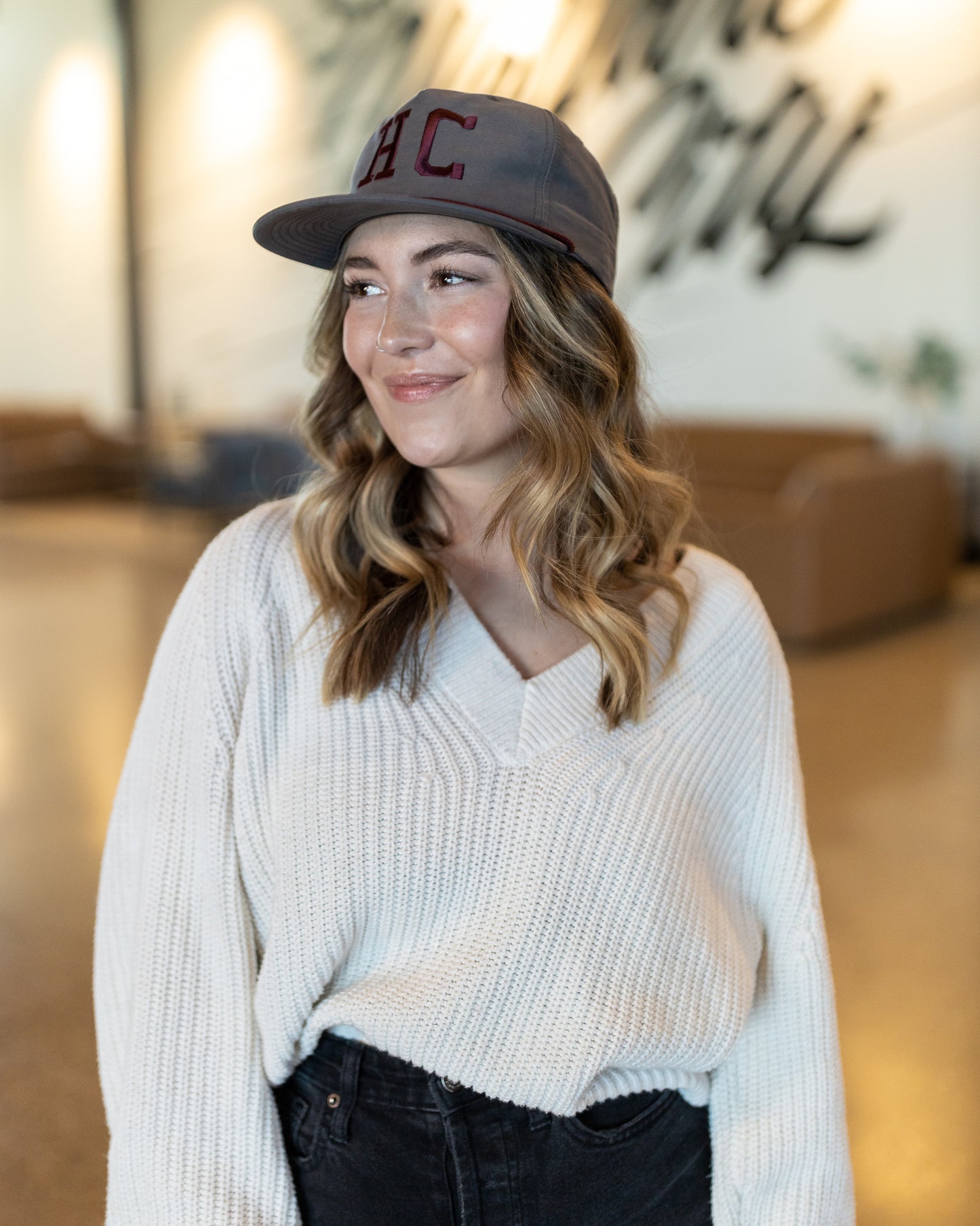 Harris Creek HC Embroidery Rope Snapback Hat