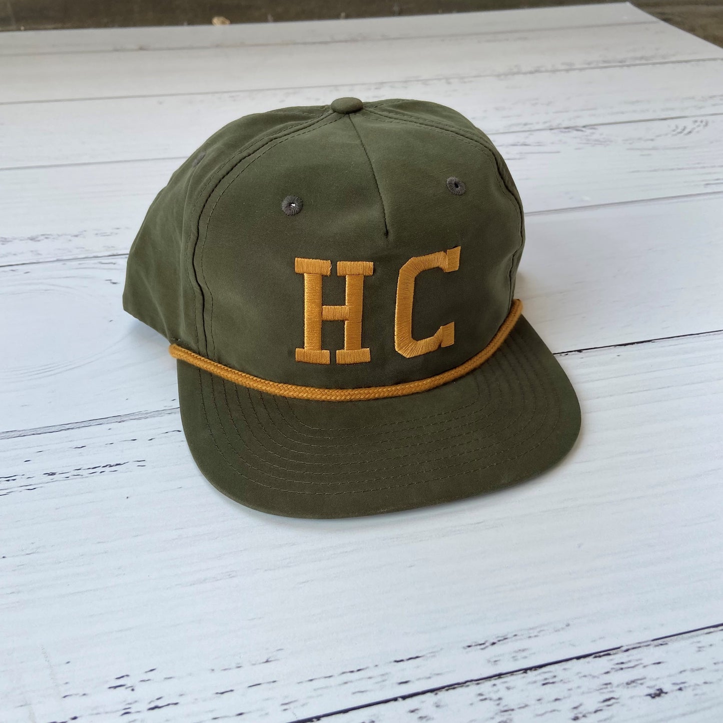 Harris Creek HC Embroidery Rope Snapback Hat