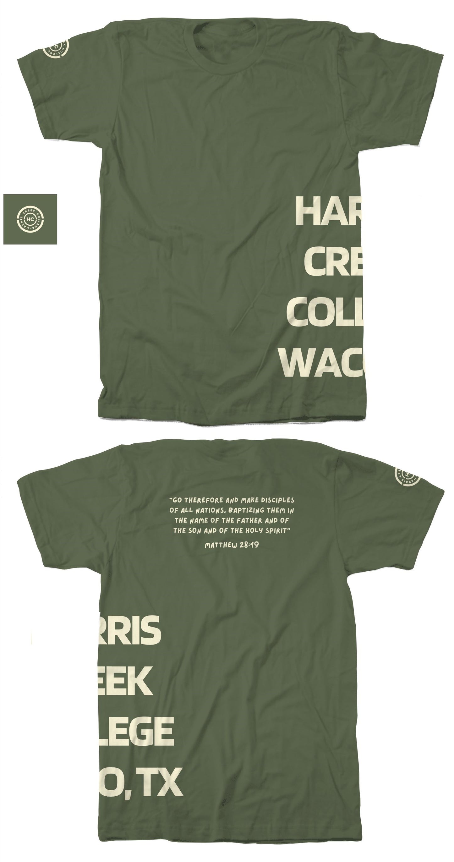 Harris Creek College Wrap Tee