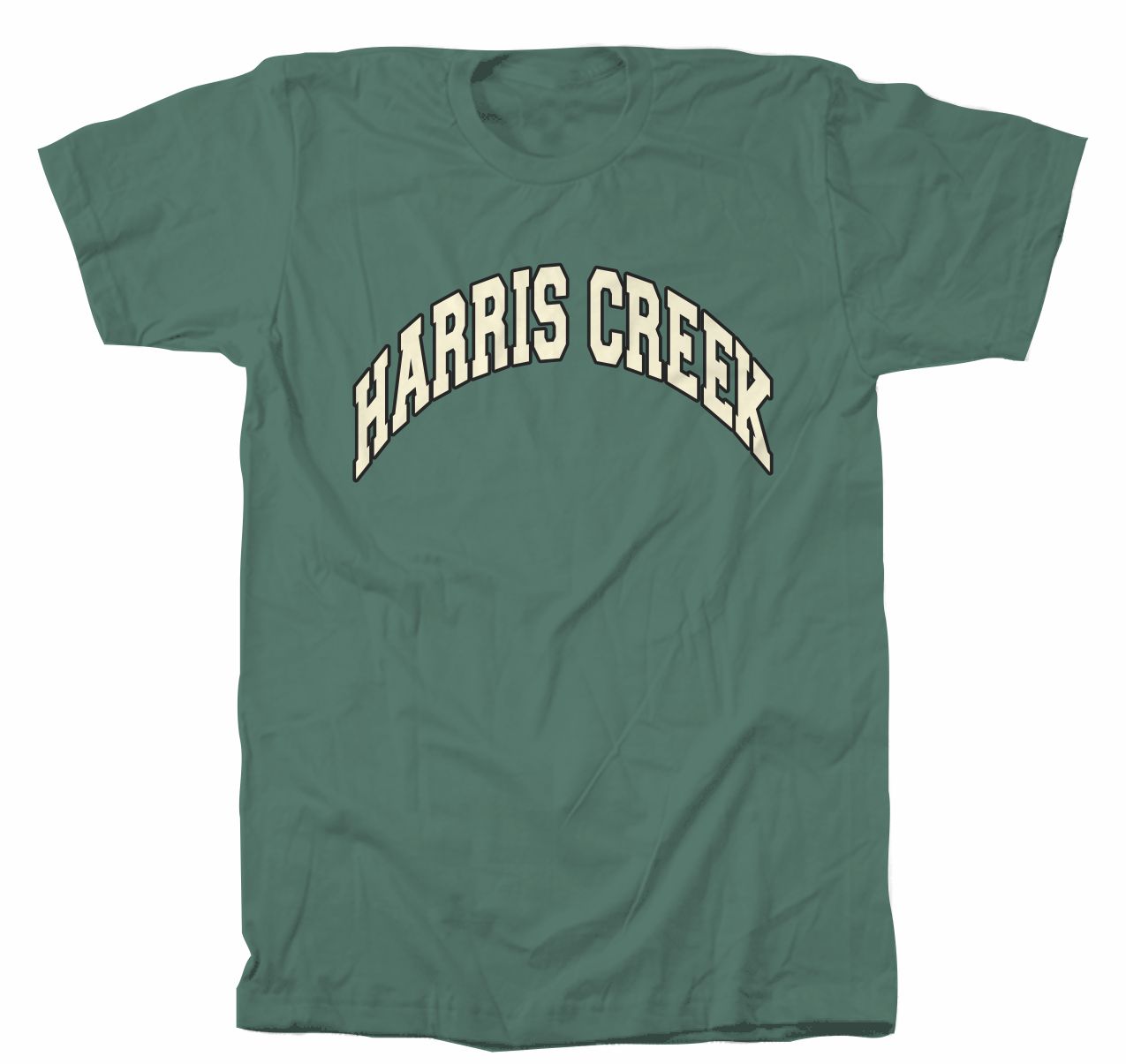 Harris Creek College Font Tee – Harris Creek Merch